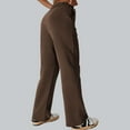 thumbnail image 7 of Diufon Womens Lounge Pants Solid Color Sweatpants Elastic Waist Straight Pants with Pockets, 7 of 7