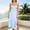 Blue, variant on Wedding Guest Dresses for Women Summer Vintage Ruched Corset Midi Dress Spaghetti Strap Square Neck Casual Sundress for Party Vacation