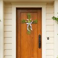 thumbnail image 6 of Easter Front Door Cross Wreath Easter Artificial Wreath With Tulips And White Ribbons, Home Decration Easter Cross Flowers Spring Wreath, 6 of 7