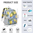 thumbnail image 6 of Lemon Backpack for School,Cute School Bag,Schoolbag with Adjustable Shoulder Straps & Padded Back,15"x11.42"x5.5", 6 of 6