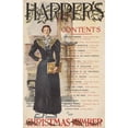 thumbnail image 2 of Edward Penfield 13x18 Black Ornate Wood Framed Double Matted Museum Art Print Titled - Harper's Christmas Number (1893), 2 of 5