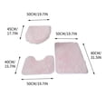 thumbnail image 2 of EARKITY Bathroom Rugs Set, Bath Rug, Contour Mat, Toilet Seat Cover, Toilet Rug Set Fluffy Plush Non Slip Bathroom Carpet Washable for Bathroom Floor (3 Pcs), 2 of 2