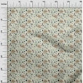 thumbnail image 3 of oneOone Silk Tabby Beige Fabric Circus Dress Material Fabric Print Fabric By The Yard 42 Inch Wide-aB, 3 of 5