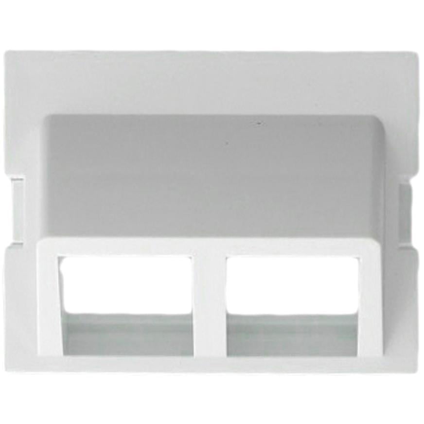 Leviton 412912QW 2Port Multimedia Outlet System QuickPort Adapter