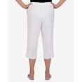 thumbnail image 5 of Alfred Dunner Womens Petite  Embellished Cuff Twill Capri, 5 of 6