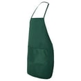 thumbnail image 2 of Heather NL2R Long Round Bottom Cotton Twill Apron, 2 of 3