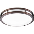 thumbnail image 1 of Progress P7250-17430K9 LED CTC COMM LED 18 inch Urban Bronze Flush Mount Ceiling Light, Progress LED, 1 of 1