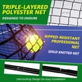 thumbnail image 7 of RayChee 22 ft Deluxe Heavy Duty Pickleball Net Tennis Net with Carry Bag Strong Steel Frame, 7 of 7
