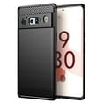 thumbnail image 1 of PANDACO Black Brushed Metal Case for Google Pixel 6 Pro, 1 of 4