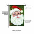 thumbnail image 6 of Evergreen Merry Santa Applique Garden Flag 12 x 18 Inches Indoor Outdoor Decor, 6 of 7