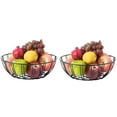 thumbnail image 6 of Black Iron Wire Fruit Bowl for kitchen counter, Storage Basket for Fruits, Vegetables, and Bread, 6 of 6