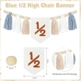 thumbnail image 3 of EMPIRE PARTY Supply Half Birthday Decorations Blue for Boy, Halfway to One Baby Party Supplies (Blue), 3 of 7