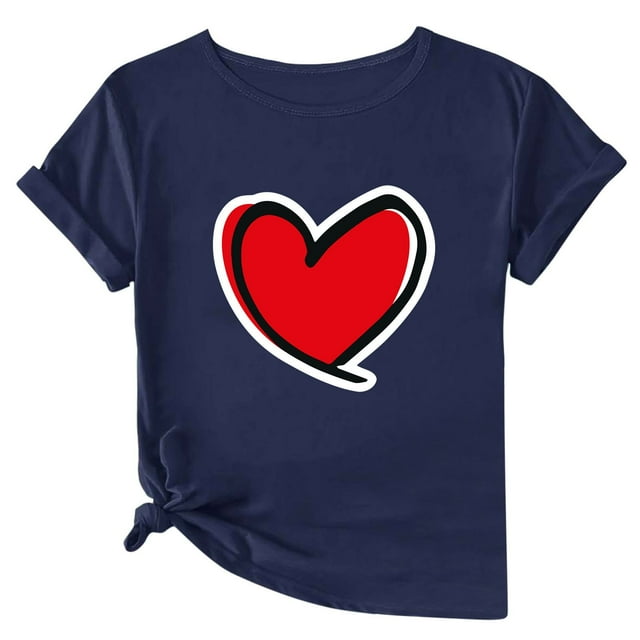 Camisetas de Manga Corta para Mujeres, Camiseta de Cuello Redondo Impresa de Moda, Primavera Y Verano Casual