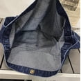 thumbnail image 3 of Kukuzhu Unisex Denim Shoulder Bag Canvas Crossbody Bag for Women Men Knot Tote Bag Casual Aesthetic Messenger Bag Large Hobo Bag, 3 of 7