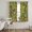 Green, variant on Green Leaves Sheer Curtains 72 Inch Length 2 Panels Set, Tropical Summer Botanical Watercolor Voile Window Treatment Rod Pocket Curtains Sheers Drapes for Bedroom/Living Room/Kitchen 52"x72"x2