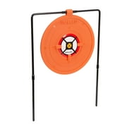 Allen Company 10" Round Self-Healing Target with Stand, .22 & .50 Caliber, Orange, TPR, 15447A