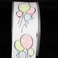 thumbnail image 2 of The Ribbon People White Balloons Wired Craft Ribbon 1.5" x 27 Yards, 2 of 2