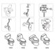 thumbnail image 4 of Accesorio para bidé Accesorio De Bidé Universal Para Accesorios De Baño De Inodoro Para Adolescentes De 3 A 8 Pulgadas Magideal Accesorio para bidé, 4 of 7