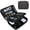 1-Black, variant on Electronic Organizer, Accessories Organizer Travel Double Layer Electronics Bag Large for 10.5 inch iPad Pro, Adapter, Cables, Black