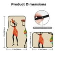 thumbnail image 5 of Honeii African Women Print Car Foot Mat Four-Piece Set - Front & Rear Universal Car Floor Mats for SUVs, Trucks, Sedans, 5 of 7