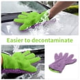 thumbnail image 5 of 2 guantes de lavado de microfibra de 5 dedos, guantes de limpieza exterior interior del coche, kits de esponja de lavado de chenilla para limpiar el punto apretado de la rueda, 5 of 5