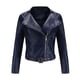 thumbnail image 2 of Chaquetas de Cuero Para Mujer, Abrigos, Abrigos Cálidos de Manga Larga, Parkas Finas de Invierno, Abrigo Sin Capucha de Imitación Odeerbi ODB173050, 2 of 5