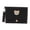 black, variant on Diaper Pouch Storage Bag Organizer Cotton with Adorable Embroidered Bear for Newborn Essentials and Busy Parents