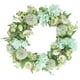 thumbnail image 5 of Guirnalda de flores artificiales para colgar en la pared, simulación, decoración floral, hogar, boda, corona de flores falsas, blanco, blanco Inevent HA9082-05B, 5 of 6