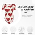thumbnail image 6 of Easygdp Love Women'S Waist-Cinching Short-Sleeved Onesie, Olastic Onesiet,Snaps At Bottom,Easy To Put On And Take Off - Xx-Large, 6 of 9