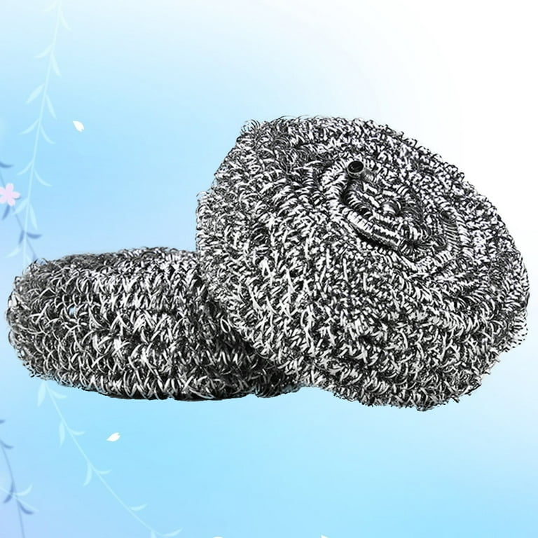 Silver Dish Washing Scrubber / Stainless Steel Ss 410 Scourer - China  Spiral Scourer for Pot Cleaning and Scourer for Kitchen Cleaning price