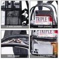 thumbnail image 4 of Minimochila de plástico transparente aprobada por BTOOP Stadium, 30 x 23 x 13 cm, 4 of 6