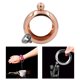 thumbnail image 3 of Contenedor portátil de licor Baoblaze de 100 ml 3,5 oz acero inoxidable Oro rosa, 3 of 8