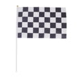thumbnail image 2 of Banderas de carreras de Fórmula F1 Sunnimix Poliéster Color blanco y negro, 2 of 8