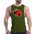 thumbnail image 3 of Camiseta sin mangas de secado rápido para baloncesto, moda para exteriores, ocio, transpirable, para las cuatro estaciones, Y2k, ropa deportiva para gimnasio Fnaf, camiseta sin mangas para hombre, 3 of 5