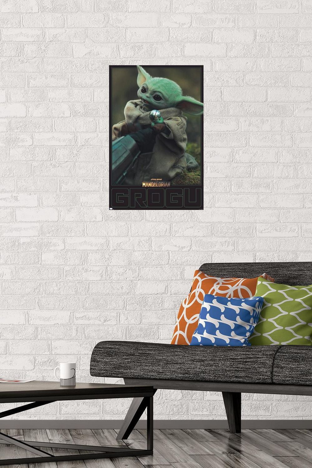 Star Wars: The Mandalorian Season 2 - Grogu Wall Poster, 22.375" x 34" Framed