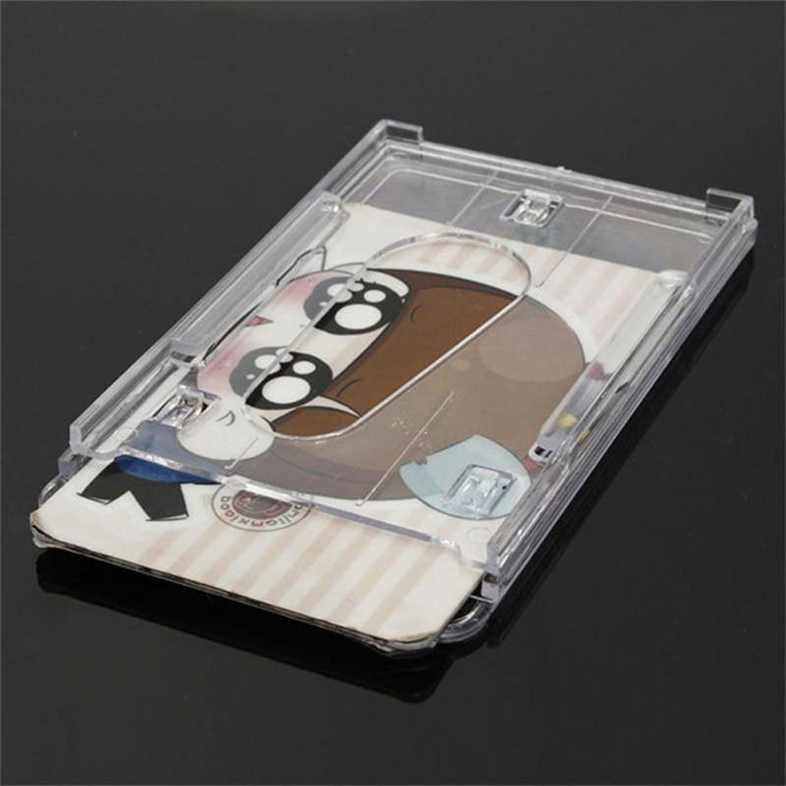 Vertical Hard Plastic Badge Holder Double Card Id