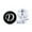 D, variant on Pink Season 1 Pair Men Cufflinks Letter Pattern Electroplating Smooth Surface Exquisite Craftsmanship Fashion Item Decorate Alloy Men Fashion A-Z Single Alphabet Cufflinks Custom Accessory