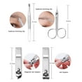 thumbnail image 6 of TOOPTY A Complete Set of Nail Clippers Including A Set of Cutting Boxes Pliers Foot Repair Tools Ear Digging Spoons Scissors Pliers and Knives, 6 of 8