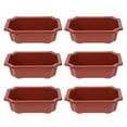 thumbnail image 1 of 6pcs Plastic Flower Pot Succulent Plants Bonsai Planting Pots Landscape Flowerpot, 1 of 9
