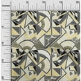 thumbnail image 1 of oneOone Viscose Chiffon Pale Yellow Fabric Triangle & Art Geometric Craft Projects Decor Fabric Printed By The Yard 42 Inch Wide, 1 of 1