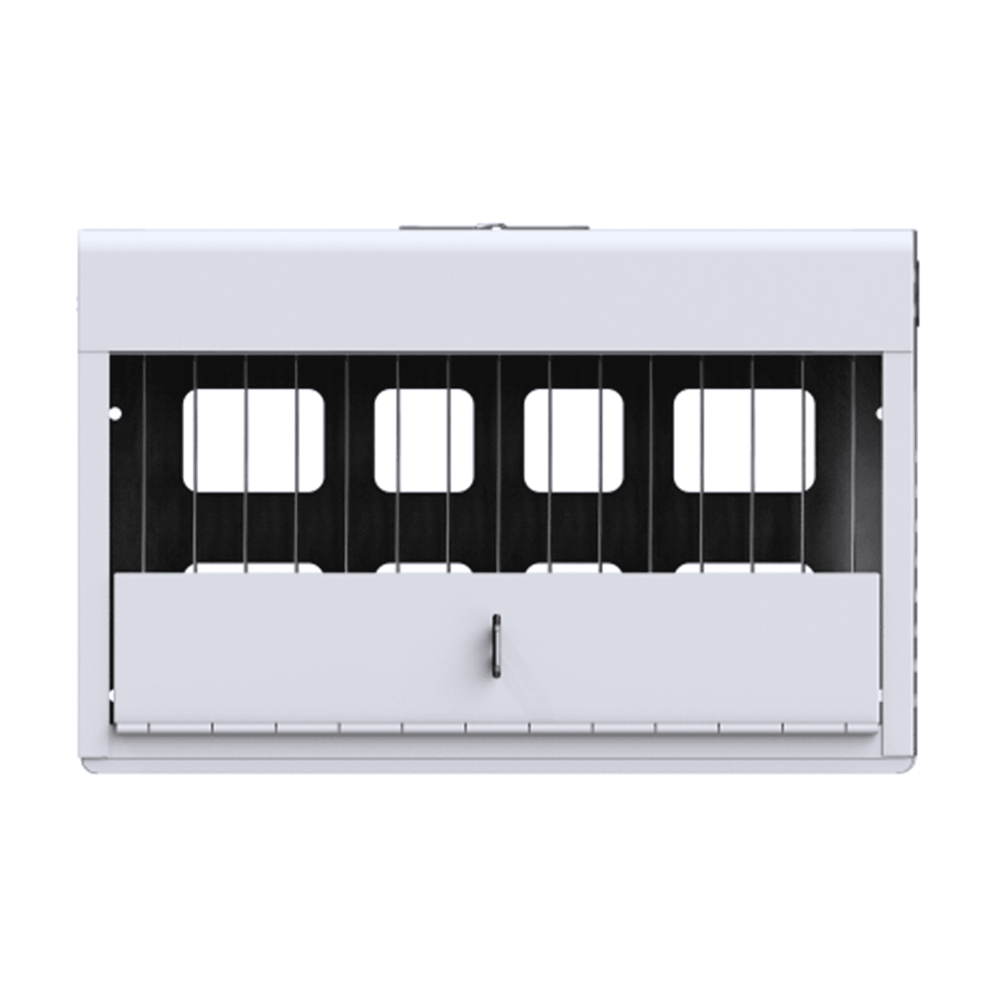 ARTMAN 16-Unit Charging Cabinet for Laptops & Tablets - Locking Laptop Storage Box with Cable Management, Charger Storage, and Ground Protection - Great for Classroom, Library, and Office