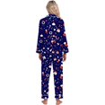 thumbnail image 4 of Christmas pajamas Long Sleeve Pajama Floral Print Soft Comfy Sleepwear Loungewear Cozy Homewear Nightwear Outfit For Ladies And G'irls, 4 of 5