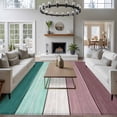 thumbnail image 3 of Large Area Rugs for Living Room Bedroom, Purple Green Wood Grain 5'x8' Rug Washable Carpet Runner Indoor Outdoor, Rustic Retro Wooden Plank Non Slip Floor Mats Rug for Kitchen, Bathroom, 3 of 8