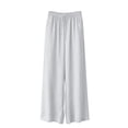 thumbnail image 5 of Endives Women's Baggy Linen Pants Wide Leg Pants Basics Elastic Waist Comfortable Quick Drying Soft Pant Streetwear Beach White, 5 of 5