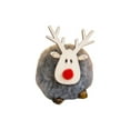 thumbnail image 1 of BKRE Festive Reindeer Pompom Hanging Ornament Handmade Deer For Party, 1 of 3