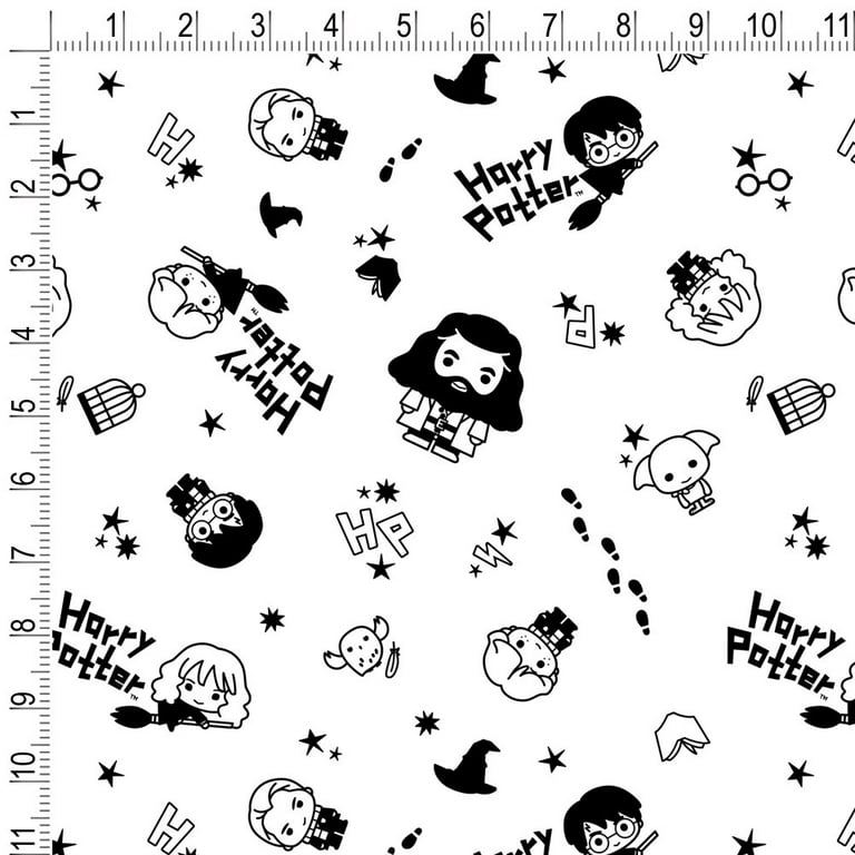 GRAPHICS & MORE Harry Potter Cute Chibi Character Gift Wrap Wrapping Paper  Roll