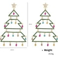 thumbnail image 2 of Exaggerated Large Christmas Tree CZ Drop Dangle Statement Earrings for Women - Gold Plated Crystal Star Stud Colorful Bead Ball Charms Dangling Earring Chandelier Dainty Xmas Ornament Holiday Jewelry, 2 of 4