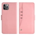 thumbnail image 5 of Wallet Case for iPhone 11 Pro 5.8 inch, Blocking Card Slot Stand Shockproof TPU Interior Case PU Leather Magnetic Protect Flip Cover Compatible with iPhone 11 Pro 5.8 inch, Pink, 5 of 5