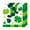 D, variant on Mgaxud St. Patrick's Day Paper Napkins - 10-Pack Shamrock Party Decorations, Biodegradable Green Dinner Napkins for Irish-Themed Tablescapes