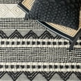 thumbnail image 6 of SAFAVIEH Natura Carly Geometric Runner Rug, Black/Ivory, 2'3" x 6', 6 of 8